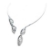 Helen de Lete Fashion 925 Sterling Silver DNA Earrings No_Stone,