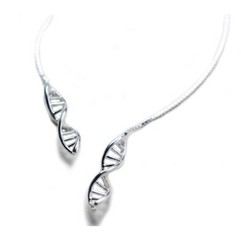Helen de Lete Fashion 925 Sterling Silver DNA Earrings No_Stone, Sterling Silver, without stone