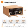 AceOrbit 4U Wooden Studio Rack for Pro Audio Gear 4u