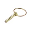 sourcing map Linch Pin with Ring - 10mm x 50mm
