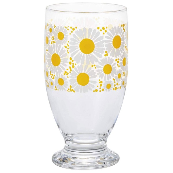 Aderia Retro 1860 Hanazakari Glass, Cup, Tumbler, With Base, Also for Floats and Sundaes, Packaging With Attention to Detail, Made in Japan, 11.3 Fl Oz (335 ml)