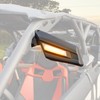 SAUTVS Side View Mirrors with Light for Can Am Maverick