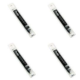 Pentel Refill Ink for BK91 Pentel R.S.V.P. Ballpoint Pen, Medium Line, Black Ink, 2-Pack (BKL10-A), 4 Packs