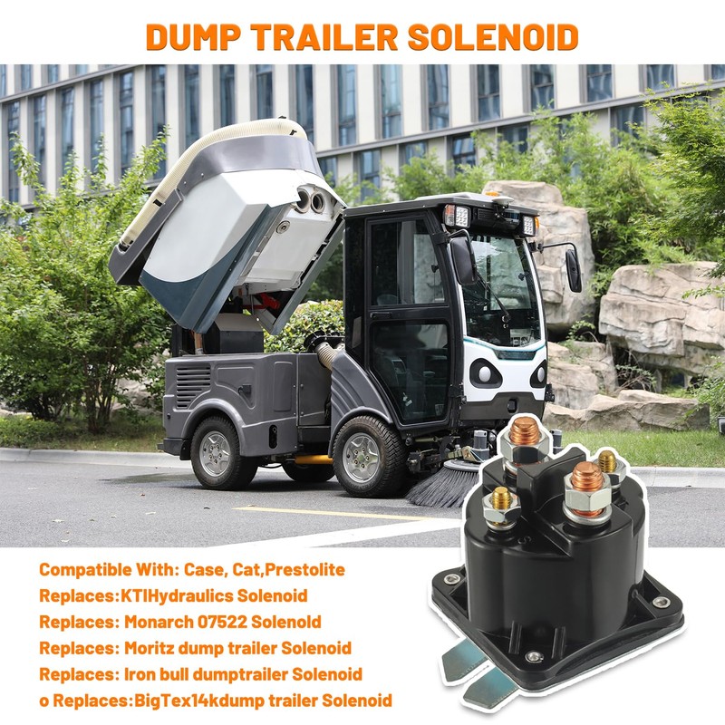 HUAREW Dump Trailer Solenoid 12V 4 Terminal 100 Amp Intermittent