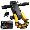 AUTMATCH Shackle Hitch Receiver 2" with 3/4" Mega D Ring