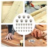 GIONAR Wooden Dowel Centring Tips Set, 6 mm, 8 mm,