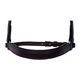 Nunn Finer Padded Dropped Noseband - Horse Havana Zinc