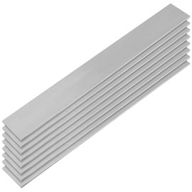 JEUIHAU 8 PCS 1095 Steel Flat Stock, High Carbon Annealed Knife Steel Bar Stock, High Carbon Steel Bar for Knife Making, 12 x 1.5 x 0.12 Inch