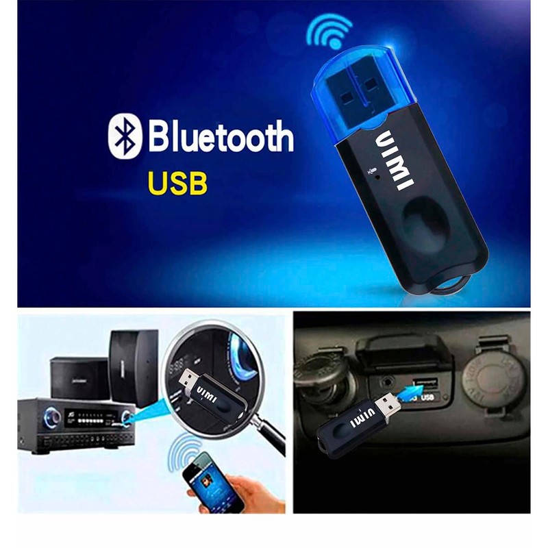 Vimstrom Transmisor Y Receptor USB Inalámbrico para Música Adaptador Bluetooth