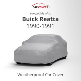 Car Covers Weatherproof Max Car Cover & Warranty Compatible with Buick 1990-1991 Reatta – Outdoor Cover Theft Cable Lock Car Accessories Better Than Waterproof