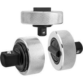 Yakamoz 3Pcs Mini Finger Ratchet Set, 1/4 3/8 1/2 Drive Palm Ratchet Wrench Set Reversible Ratcheting Finger Socket Driver Stubby Thumbwheel Ratchet for Tight Spaces