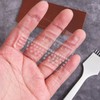 2 Pcs Acrylic Punching Aid Plate For Help Leather Hole