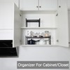 LJHFUQHUHU Expandable Cabinet Shelf Organizer Riser for Kitchen Pantry Cupboard