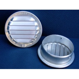 Maurice Franklin Louver-2 Round Aluminum Louver with Insect Screen (Priced Per Bag of 6). Item #2 RL-100 by Maurice Franklin Louver