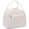 LEDAOU - Lonchera aislada para mujer, bolsa de almuerzo de