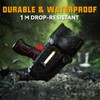 Durapower Rechargeable Spotlight, 1500 Lumens LED Spotlight Flashlight, Waterproof Handheld