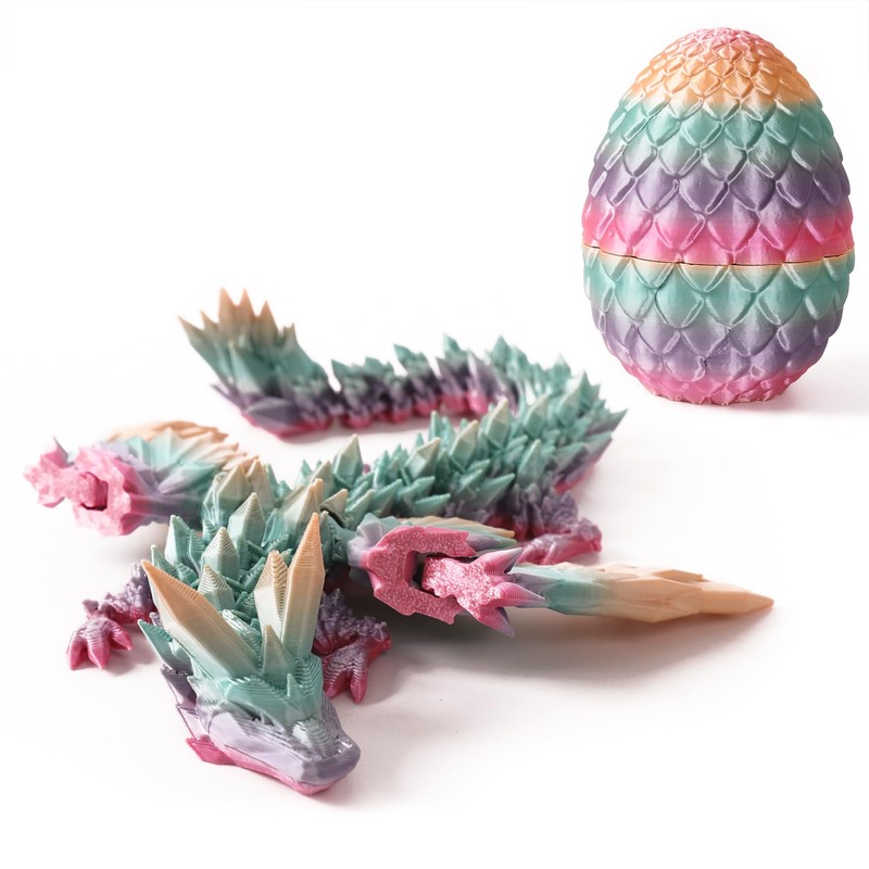 nezababy Dragon Egg with Dragon, 3D Printed Dragon in Egg,