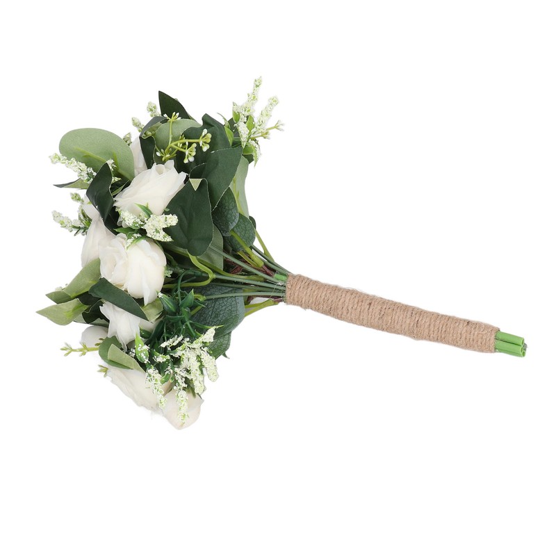 Wedding Bouquet Artificial Fake Flower Bouquet Romantic Bridal Hand Bouquet