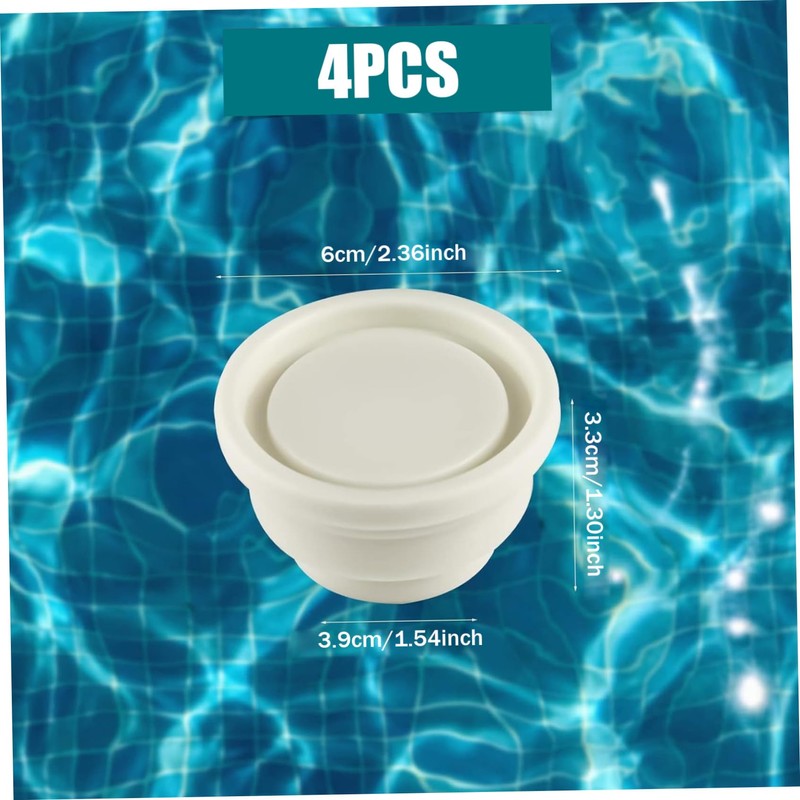 Pool Accessories for Inground Pools 4Pcs Rubber Pool Ladder Bumpers