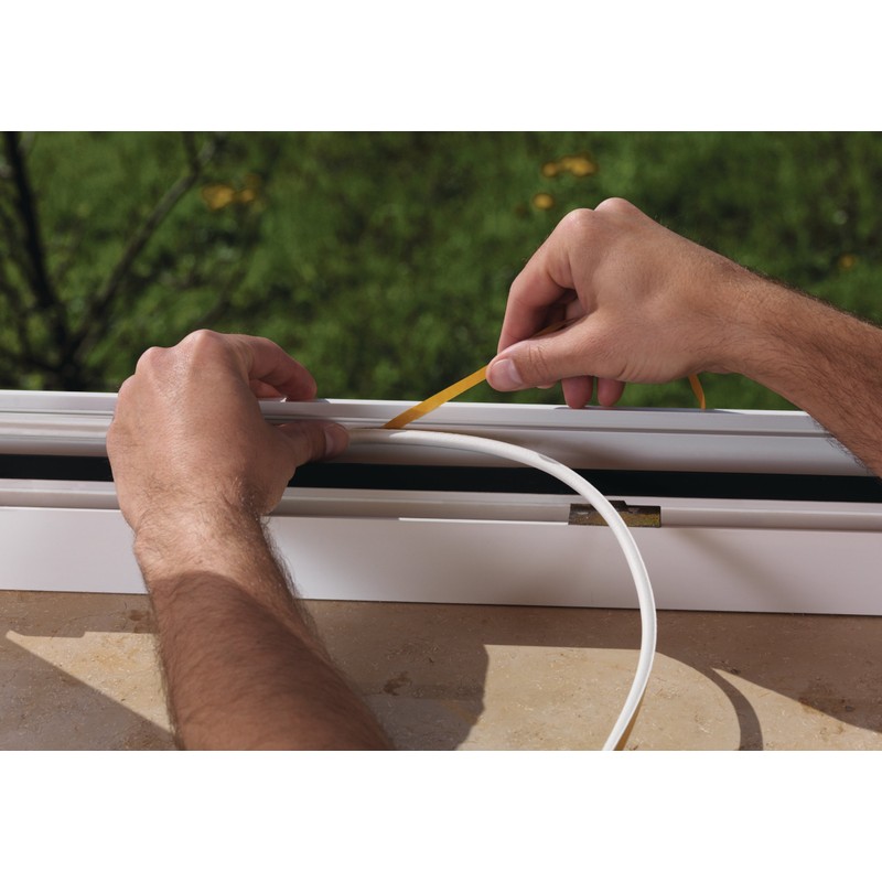 Tesa 05393-00111-00 Rubber Seal for Doors and Windows, Profile P,