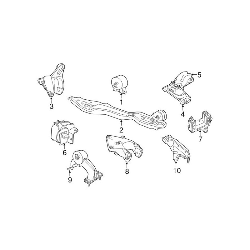 Mopar 04721871AE SUPPORT ENGINE