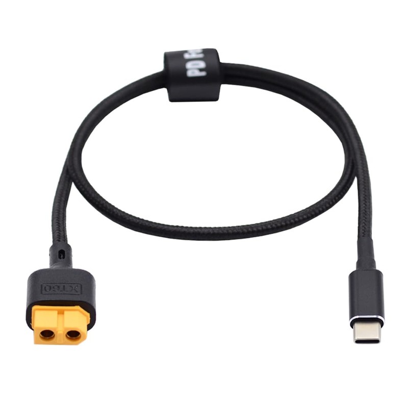 cablecc SC100 プロトコル XT60 から Type-C 高速充電ケーブル USB-C 充電ケーブル RC