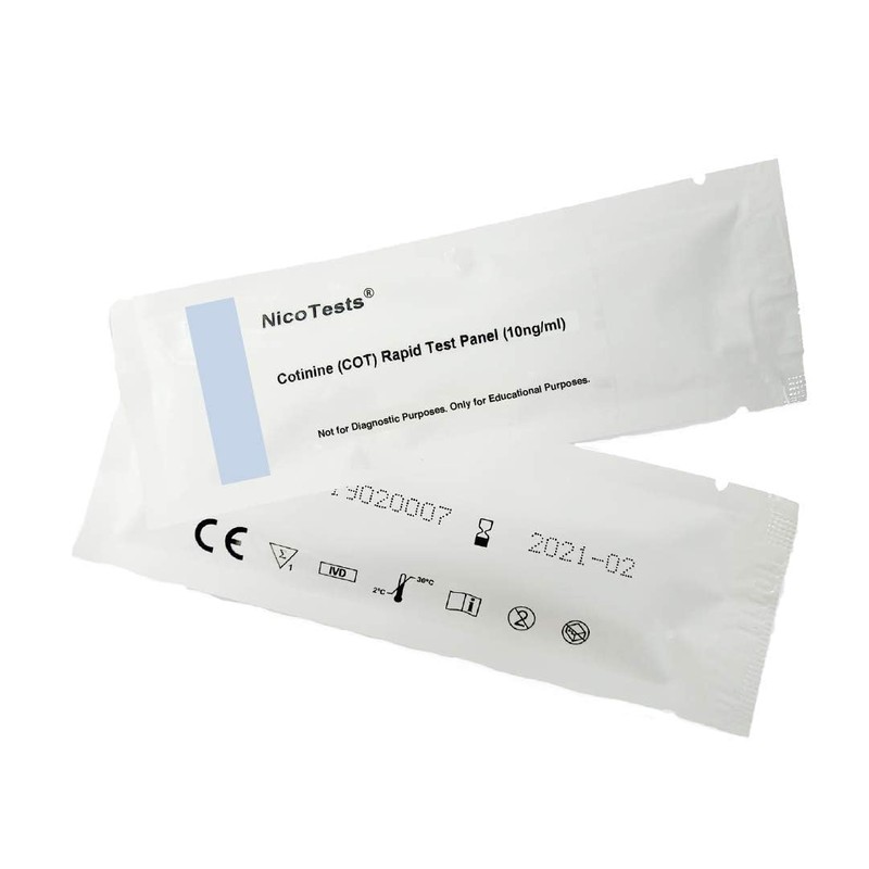 NICOTESTS Most Sensitive Available - 10 ng - Nicotine Urine