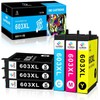 LeciRoba 603XL Ink Cartridge Replacement for Epson 603 603XL Ink