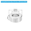 PATIKIL M8 Stainless Steel Spacers, 5Pcs Metal Spacer Stainless Steel