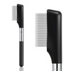 Piriuuo Metal Eyelash Comb, Eyelash Separator Tool Professional Mascara Combs