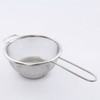 Strainer with Bottom 18-8 Stainless Steel, One Hand, 6.7 inches