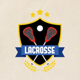 CafePress Lacrosse Shield Tote Bag Reusable Natural Beige Canvas Shopping Bag