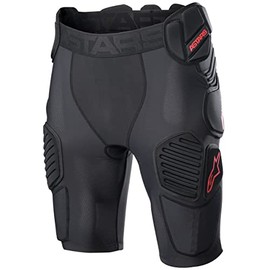 Alpinestars 6507523-13-XL: Bionic Pro Protection Shorts Black/Red Xl