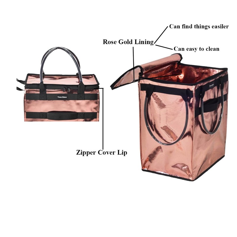 Reusable Grocery Bag On Wheels Large Capacity Shopping Trolley Foldable