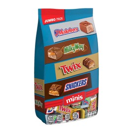 30.63 oz. Mars Classic Chocolate Minis Candy Jumbo Pack - 110 piece
