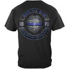 Blue Lives Matter Law Enforcement Tee - Police Gear -Black