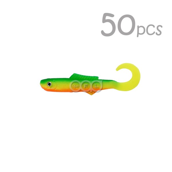 Fish WOW! 50pcs 4" Blam Swimbaits minnows Fat Squid 4