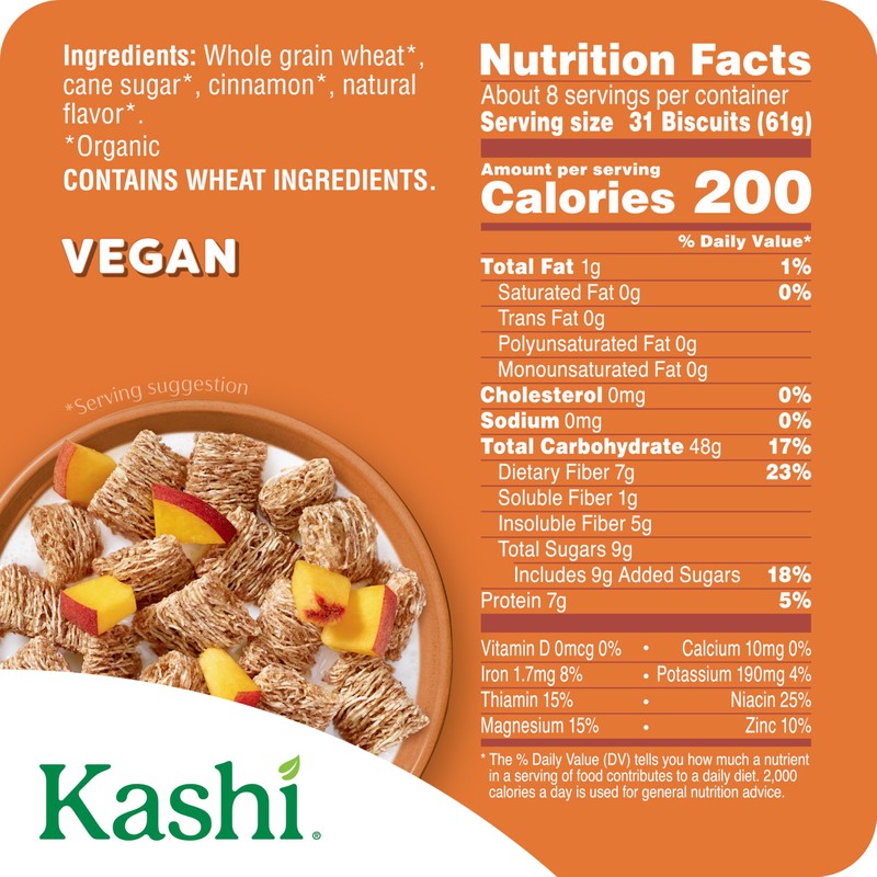Kashi Breakfast Cereal, Organic, Whole Grain, Variety Pack (3 Boxes)