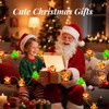 Aogist Christmas String Lights, 16ft 50 LED Battery Powered Reindeer