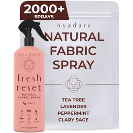 Ayadara Natural Fabric Spray, Lavender Room Spray Air Freshener, Odor Eliminator Mist, Aromatherapy Home Fragrance, Lavender Linen Spray for Bedding, Pillow, Sheet, Blanket and Clothing, 2000+ Sprays