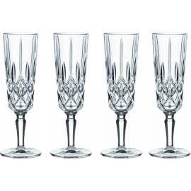 Nachtmann Noblesse Crystal Champagne Glass, 5.4 Ounces, Set of 4