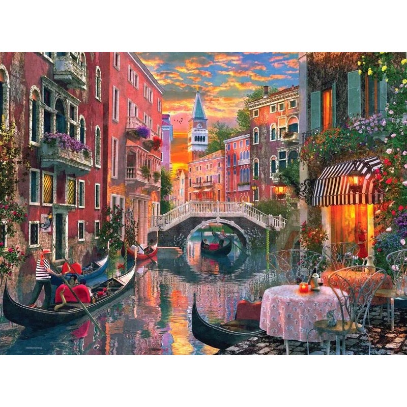 Majestic by Springbok - Venice Evening - 1000 Piece Jigsaw