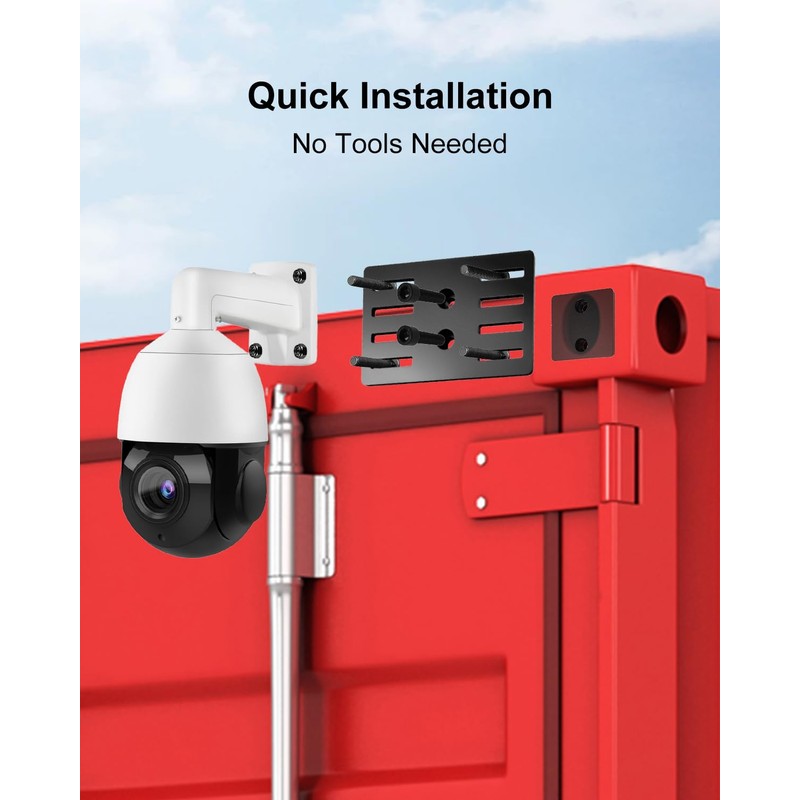 Outdoor Camera Mounting Platform for Shipping Containers – Heavy Duty