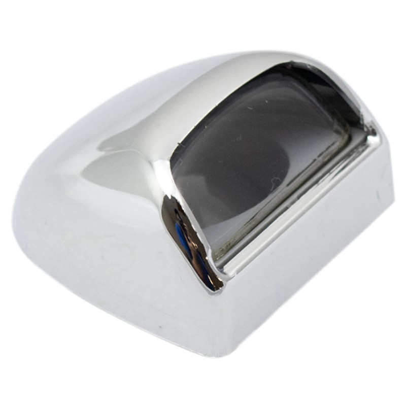 TRQ Rear Chrome License Plate Light Lens Pair for 99-05