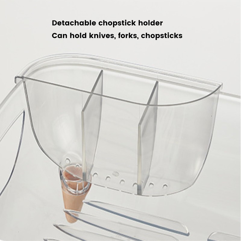 DoubleWinT Dish Rack, Dish Drying Rack for Kitchen Counter, Dish
