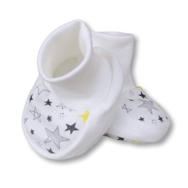 For Babies - Organic Cotton Baby Socks for Newborns First Socks for Girls and Boys from 0 to 6 Months Baby Booties Newborn Socks Organic Cotton, Stars