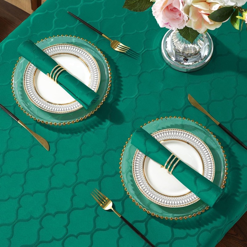 Christmas Cloth Napkin Spillproof and Wrinkle Resistant Square Jacquard Napkin