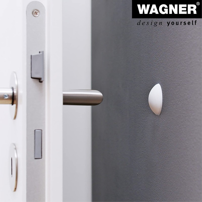 WAGNER design yourself SCREW or GLUE WHITE Wall Buffer Set