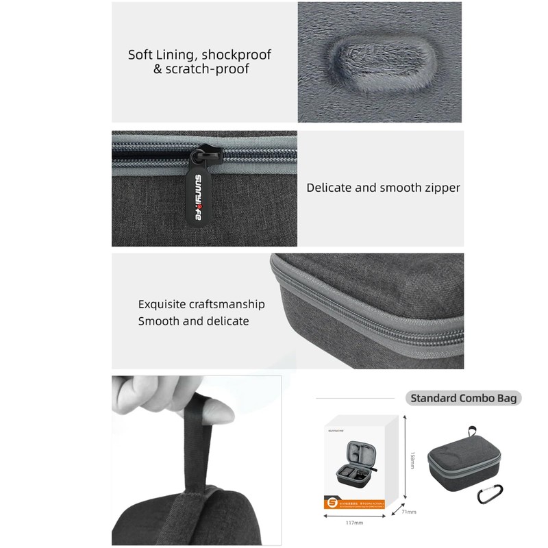 Taoricup DJI Osmo Action 5 Pro Case Bag Carrying Case