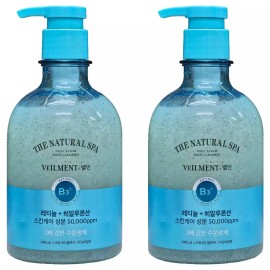 On The Body 온더바디 벨먼 사해소금 스크럽 바디클렌저 라임바질향 400ml x 2개/ On The Body Bellmon Dead Sea Salt Scrub Body Cleanser Lime Basil Scent 400ml x 2 [Scrub Body Cleanser Lime Basil Scent 400ml x 2 pieces]